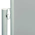 Patio Retractable Side Awning 46.1"x236.2" Gray