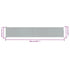 Patio Retractable Side Awning 46.1"x236.2" Gray