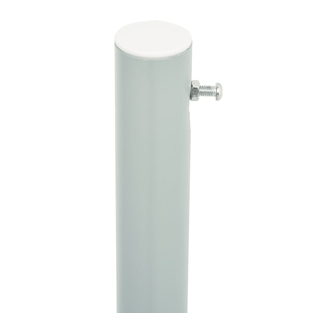 Patio Retractable Side Awning 46.1"x236.2" Gray