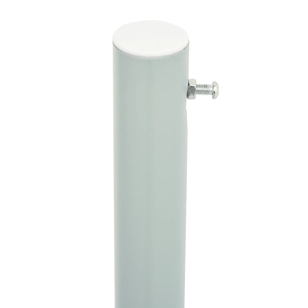 Patio Retractable Side Awning 78.7"x236.2" Gray