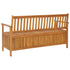 Patio Storage Bench 58.3" Solid Acacia Wood - WoodPoly.com