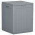 Patio Storage Box 23.8 gal Gray PP Rattan