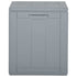 Patio Storage Box 23.8 gal Gray PP Rattan
