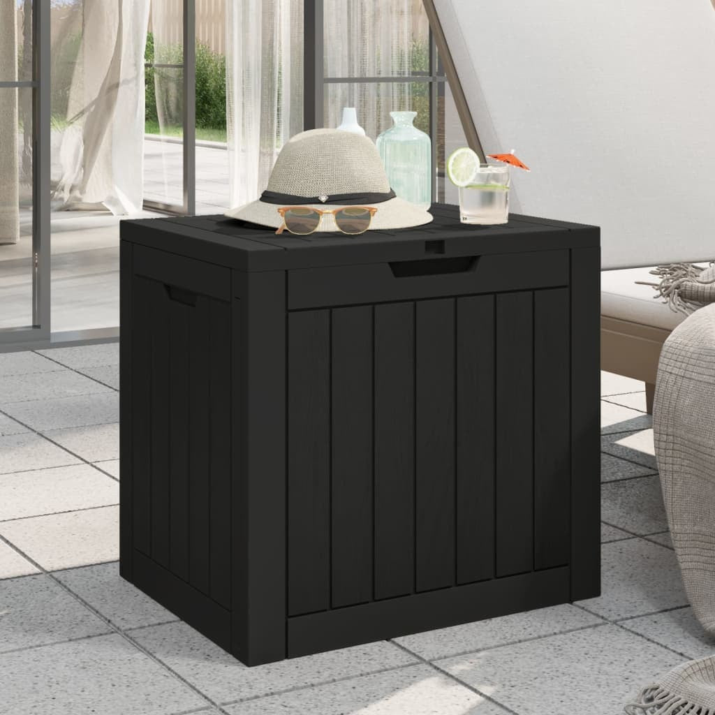 Patio Storage Box Black 21.9