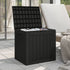 Patio Storage Box Black 21.9"x16.9"x20.9" Polypropylene