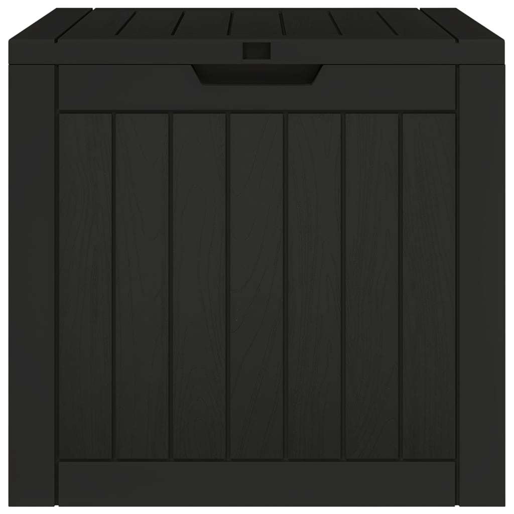 Patio Storage Box Black 21.9"x16.9"x20.9" Polypropylene