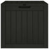 Patio Storage Box Black 21.9"x16.9"x20.9" Polypropylene