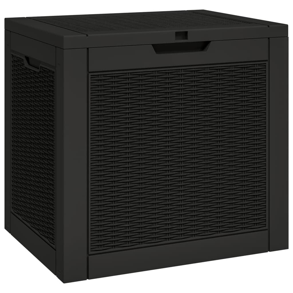 Patio Storage Box Black 21.9
