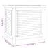 Patio Storage Box with Bag 23.6"x19.7"x22.8" Solid Wood Teak