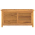 Patio Storage Box with Bag 44.9"x19.7"x22.8" Solid Wood Teak