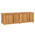 Patio Storage Box with Bag 68.9"x19.7"x20.9" Solid Wood Teak