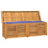 Patio Storage Box with Bag 68.9"x19.7"x20.9" Solid Wood Teak