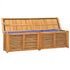 Patio Storage Box with Bag 78.7"x19.7"x20.9" Solid Wood Teak