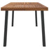 Patio Table 59.1"x35.4"x29.5" Solid Wood Acacia
