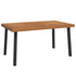 Patio Table 59.1"x35.4"x29.5" Solid Wood Acacia