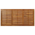 Patio Table with Hairpin Legs 63"x31.5"x29.5" Solid Wood Acacia