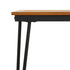 Patio Table with Hairpin Legs 63"x31.5"x29.5" Solid Wood Acacia