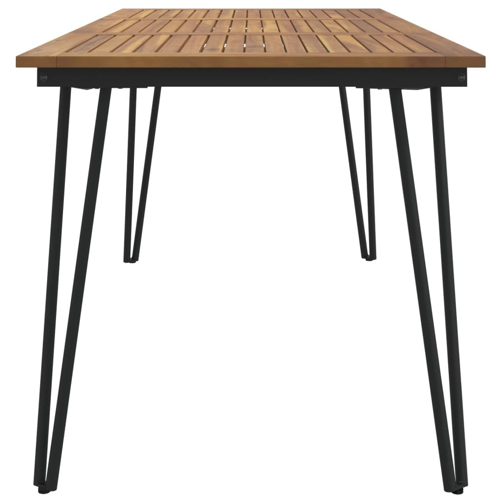 Patio Table with Hairpin Legs 63