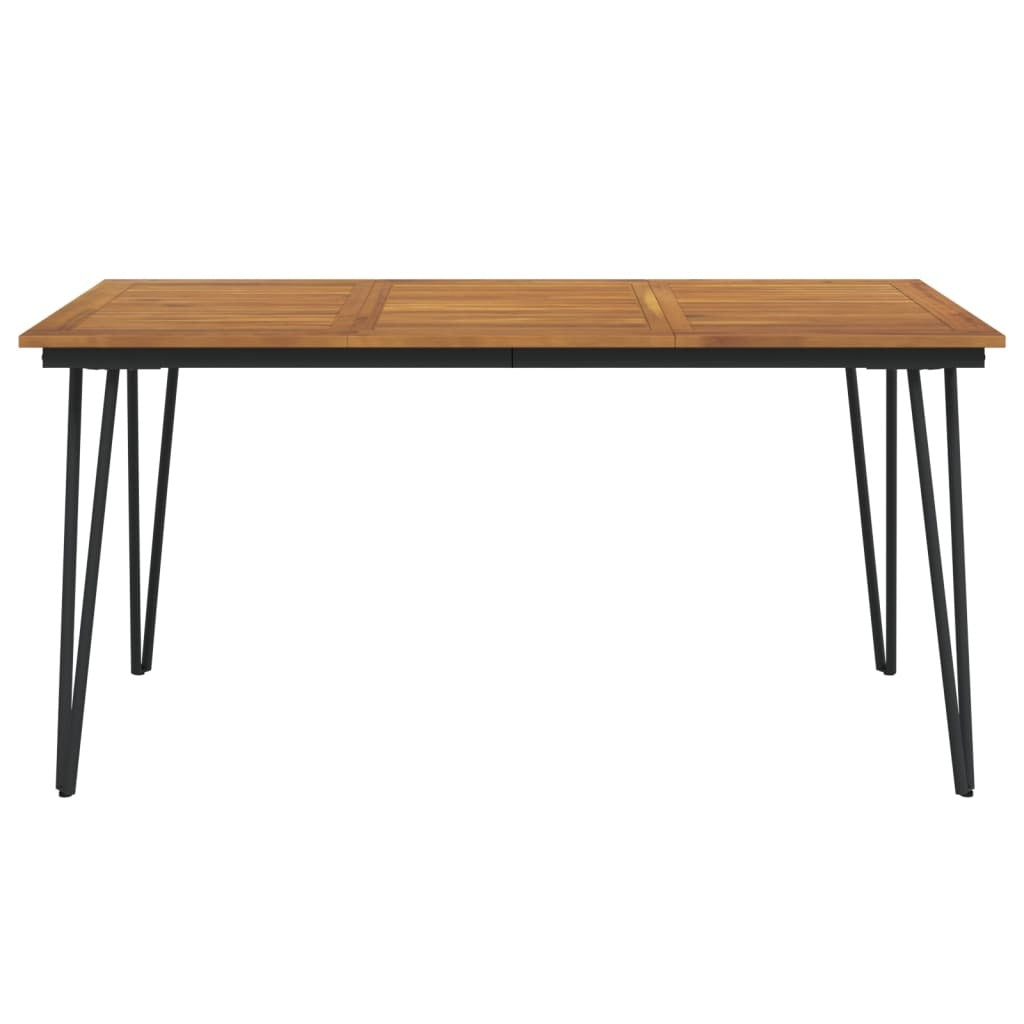 Patio Table with Hairpin Legs 63