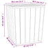 Patio Table with Removable Lid Black Polypropylene