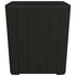 Patio Table with Removable Lid Black Polypropylene