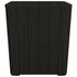 Patio Table with Removable Lid Black Polypropylene