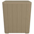 Patio Table with Removable Lid Light Brown Polypropylene