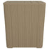 Patio Table with Removable Lid Light Brown Polypropylene