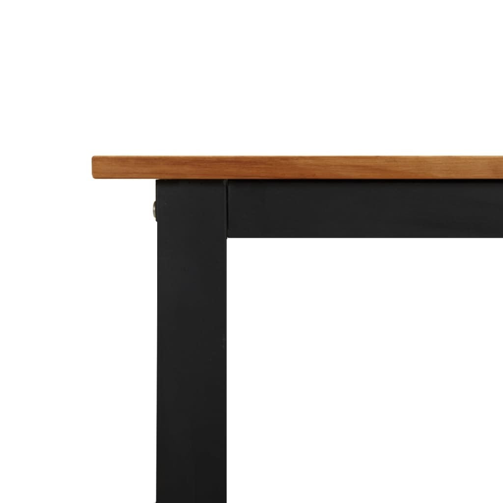 Patio Table with U-shaped Legs 70.9