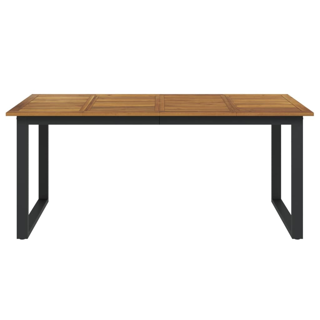 Patio Table with U-shaped Legs 70.9