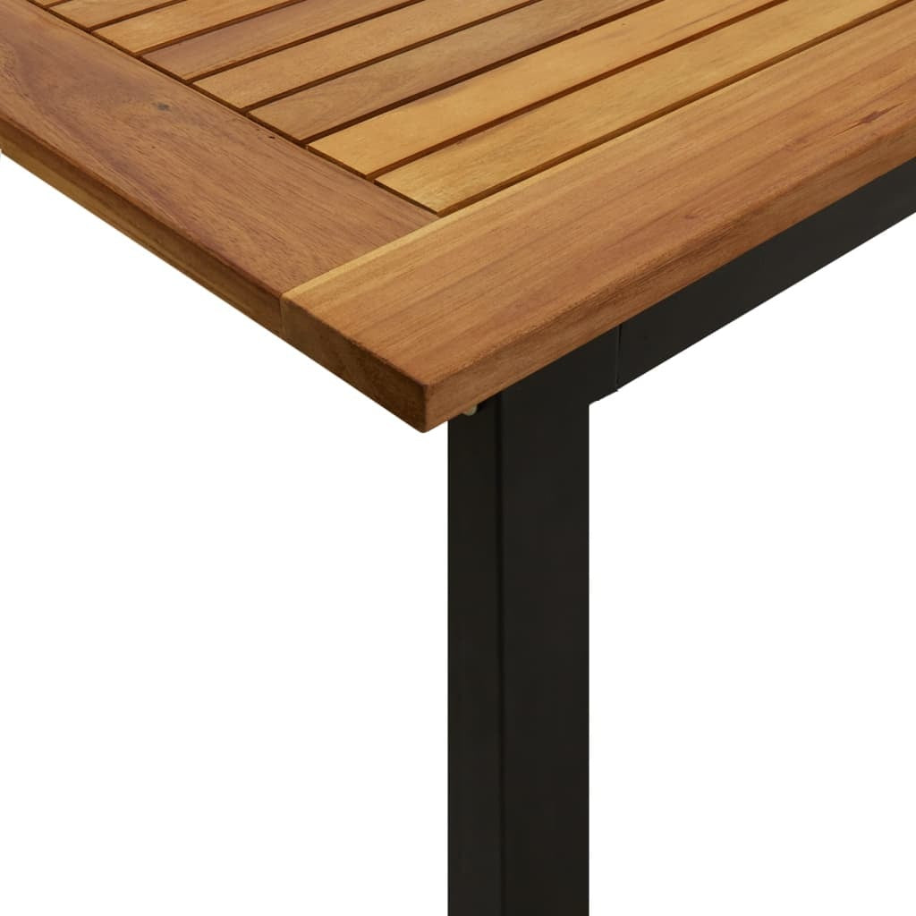 Patio Table with U-shaped Legs 70.9