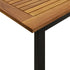 Patio Table with U-shaped Legs 70.9"x35.4"x29.5" Solid Wood Acacia