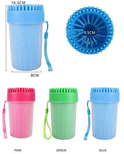 Pet Portable Paw Cleaner Dog Paw Washer Cup Paw Cleaner for Cats and Small / Medium / Large Dogs - WoodPoly.com