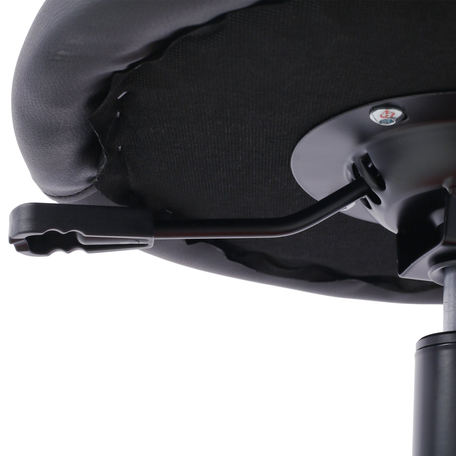 Pneumatic 360 Degree Swivel Stool, Mechanics Rolling Creeper Seat, Heavy Duty Mechanics Stool, red