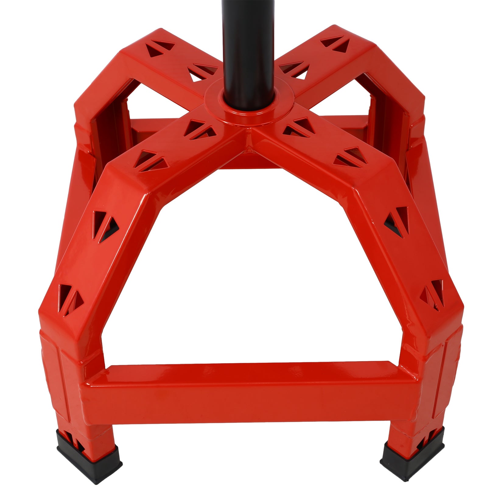 Pneumatic 360 Degree Swivel Stool, Mechanics Rolling Creeper Seat, Heavy Duty Mechanics Stool, red