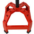 Pneumatic 360 Degree Swivel Stool, Mechanics Rolling Creeper Seat, Heavy Duty Mechanics Stool, red