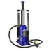Pneumatic Air Hydraulic Bottle Jack with Manual Hand Pump 12 Ton Heavy Duty Auto Truck Travel Trailer Repair Lift Blue