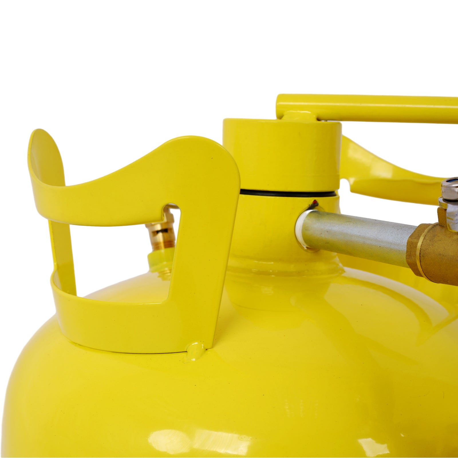 Portable 5-Gallons Air Sand Blaster Handle Sandblasting 5-Gal Air Media Abrasive Blasting Tank w/Blast Gun, yellow