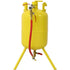 Portable 5-Gallons Air Sand Blaster Handle Sandblasting 5-Gal Air Media Abrasive Blasting Tank w/Blast Gun, yellow
