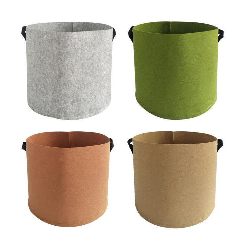Portable Grow Bag Fabric Plant Bag with Handles - 3, 5, 7, 10, 15 or 20 Gallons - WoodPoly.com