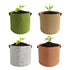 Portable Grow Bag Fabric Plant Bag with Handles - 3, 5, 7, 10, 15 or 20 Gallons - WoodPoly.com