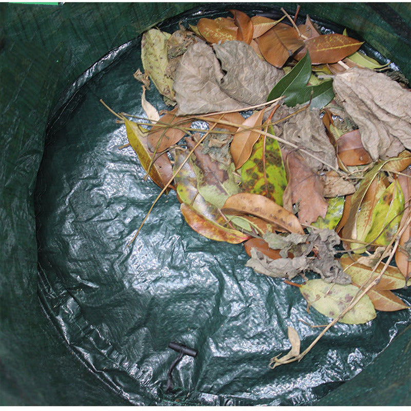 Portable Pop up Trash Bin 22-Gallon Capacity Folding Leaf Bag - WoodPoly.com
