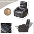 Power reclining chair Gray color