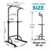 Power Tower Workout Dip Station Pull Up Bar, Height Adjustable Multi-Function Dip Stand for Home Gym Strength Training Fitness Equipment
