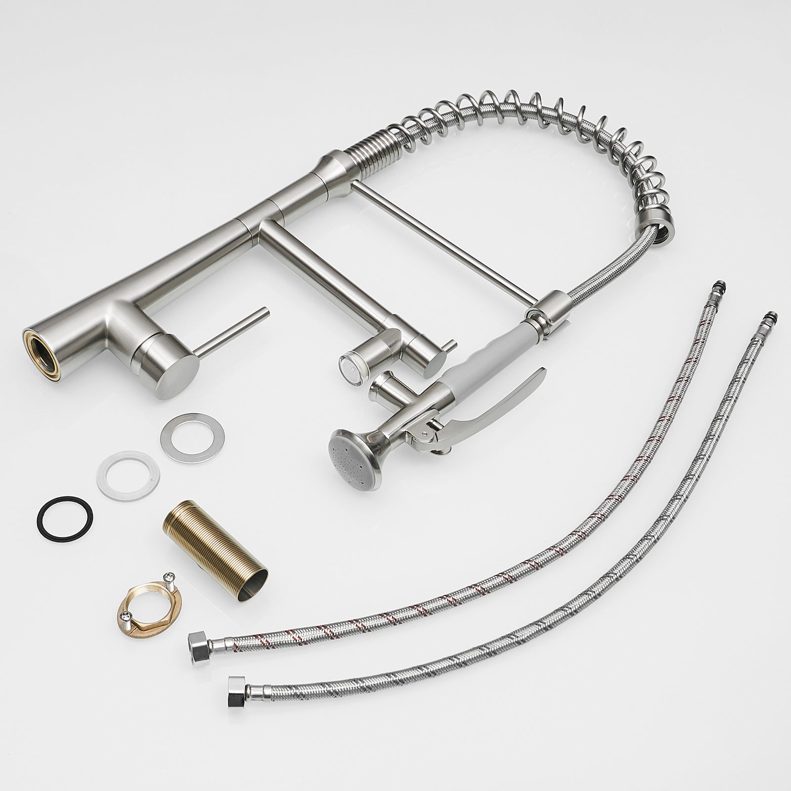 Pull Down Kitchen LED Sink Faucet with Sprayer