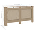 Radiator Cover 59.8"x7.5"x31.9" MDF - WoodPoly.com