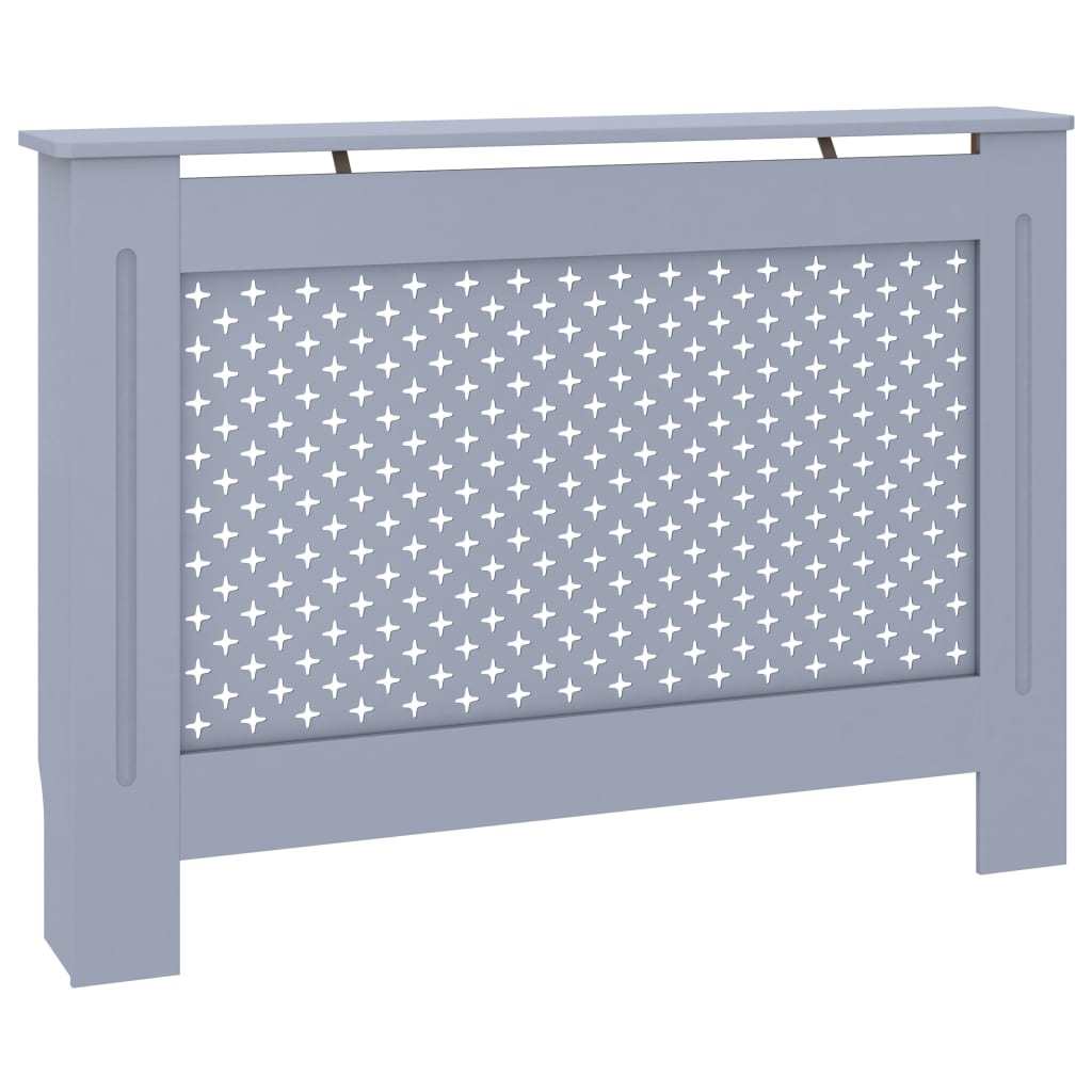 Radiator Cover Anthracite 44.1"x7.5"x31.9" MDF - WoodPoly.com