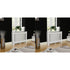 Radiator Covers 2 pcs White MDF 44.1"