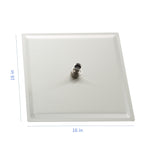 Rain Fixed Shower Head (16 Inch Square, Brushed Nickel)
