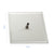 Rain Fixed Shower Head (16 Inch Square, Brushed Nickel)